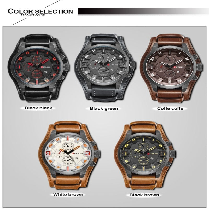 Relógio Casual Masculino Curren