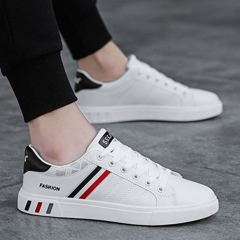 Sapatênis de Couro Masculino Stam